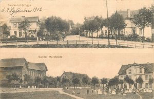AK 1912 Germany Sande Lohbrugge Marktplatz