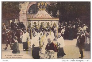 La Procession Du Tres Saint-Sacrement, Lourdes (Hautes Pyrenees), France, 190...