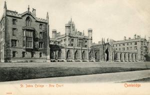 UK - England, Cambridge. St John's College, New Court