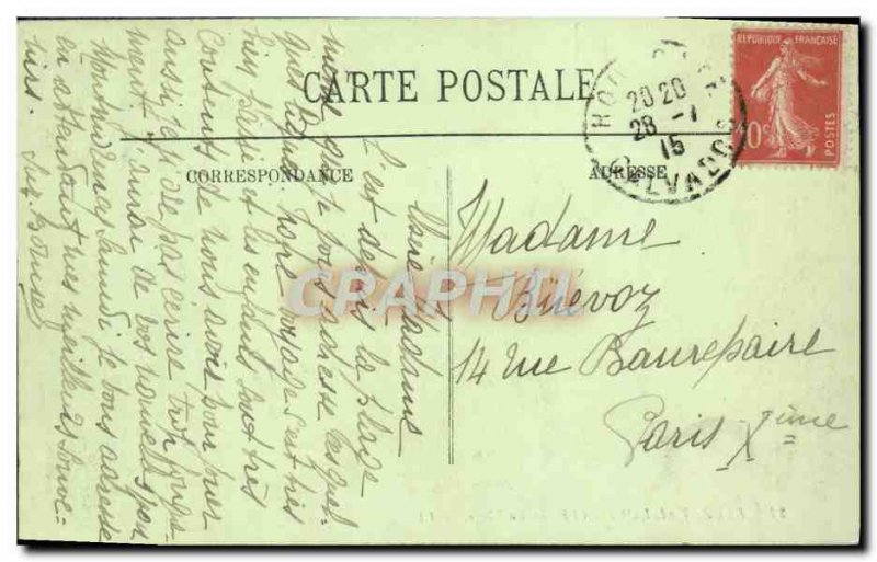 Old Postcard Beuzeval Houlgate The Beach Children