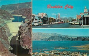 Nevada Boulder City Hoover Dam FS-1161 Scott Western Resort Postcard 22-6300