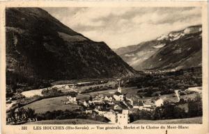 CPA Les HOUCHES - Vue générale Merlet et la Chaine du M-B (248027)