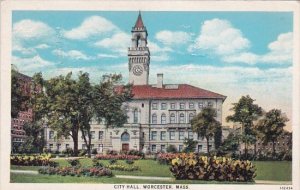 Massachusetts Worcester City Hall 1933