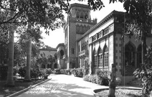 The Ringling Mansion Real Photo Sarasota, Florida USA Circus Unused 