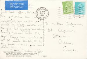 The Pump Room Bath Somerset UK c1976 Postcard D58