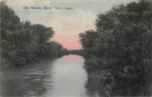 Burt Iowa Des Moines River Scenic View Vintage Postcard AA35931