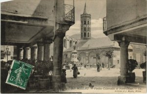 CPA MILLAU - Vieilles colonnades et notre - dame (148091)