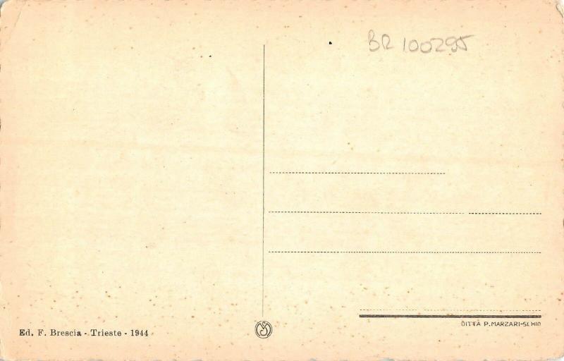 BR100295 trieste grattacielo e teatro romano italy