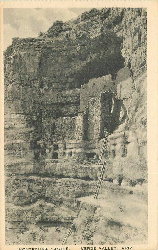 Verde Valley Arizona Montezuma Castle 1920s RPPC Photo Postcard 21-14272