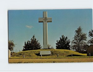 Postcard Padilla Cross, Lyons, Kansas