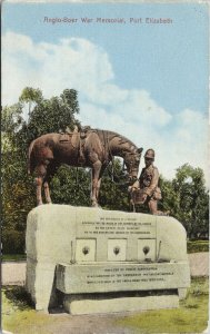 Anglo Boer War Memorial Port Elizabeth South Africa Unused GB & Co. Postcard E81