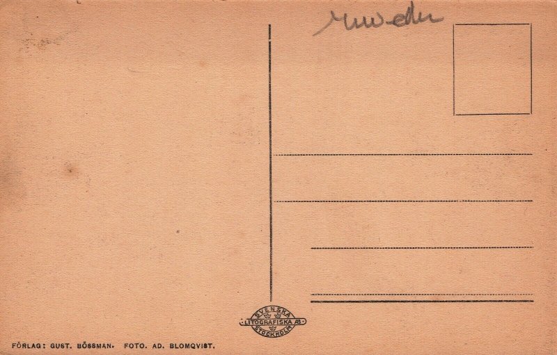 Sweden Grängesberg Hotell Grangesberg Vintage Postcard 08.92