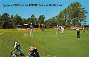 Dillon South Carolina 1960s Postcard Golf Course Pro Shop Health Club