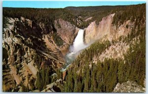 Postcard - Yellowstone Falls, Yellowstone National Park, USA