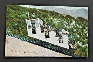 Mint Vintage Mount Lowe Railway Incline Echo Mountain California Postcard