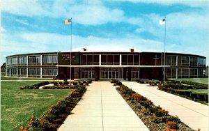 Cathedral of Tomorrow postcard, Cuyahoga Falls, Ohio - landmark