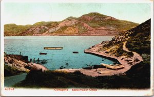 Spain Cartagena Espalmador Chico Murcia Vintage Postcard C064