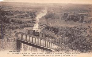 B38153 Langres Pont du Chemin de Fer a Cremailere et panoarama  france