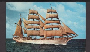 Connecticut New London, U.S. Coast Guard Cadet Training Bark Eagle ~ Chrome