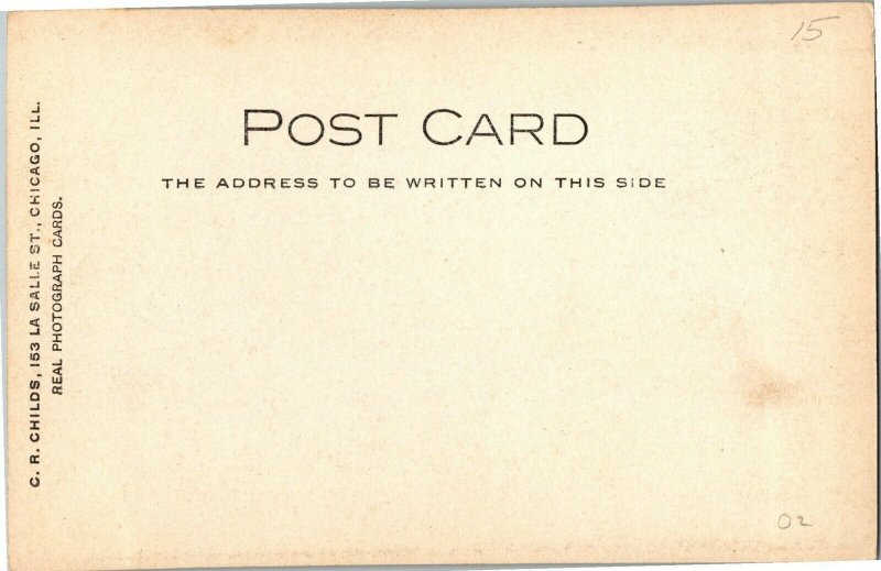 RPPC High School, Evanston IL Undivided Back Vintage Postcard S29