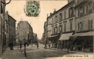 CPA COURBEVOIE La Rue de Bezons (412753)