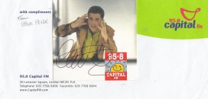 Steve Penk Capital Radio Fonejacker Style Candid Camera Phone Hand Signed Photo