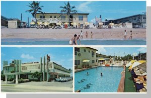 Nice Miami Beach, Florida/FL Postcard, Sandy Shores Motel