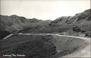 LOVELAND PASS CO Old Real Photo RPPC Postcard