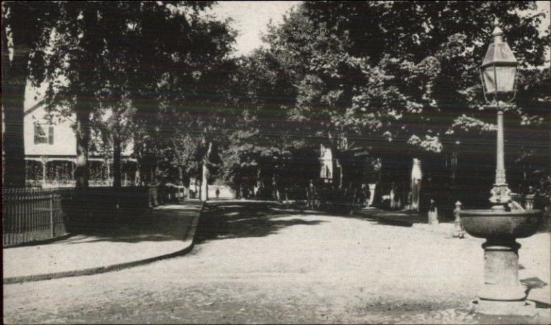 Warren RI Miller St. 1947 Postcard