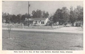 Mountain home Arkansas Patio Court Motel Vintage Postcard AA23249