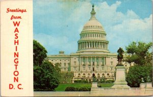 Washington DC Greetings The US Capitol 1970
