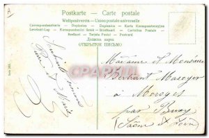 Old Postcard Fantasy Children Babies Automobile Dog