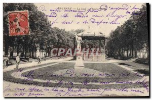 Old Postcard Epernay Le Jardin Public Kiosk Jard