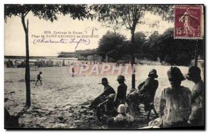 Old Postcard Beach St. George Dionne Around Royan