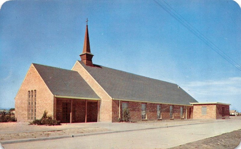 Houston, TX Texas   BELLAIRE BAPTIST CHURCH   Vintage Rounded Corner Postcard