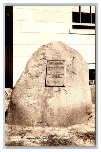 Texas Cattle Trail Boulder Abilene Kansas RPPC Real Photo Postcard