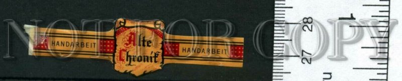 266908 ALTE CHRONIT Handarbeit Vintage cigar label