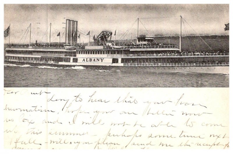 New York , Steamer Albany , Hudson River Dayline