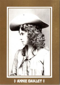 REPRO Cody, WY Wyoming  ANNIE OAKLEY~BUFFALO BILL SHARPSHOOTER  4X6 Postcard