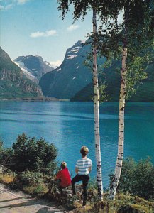 Norway View Of Lake Loen