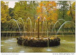 Russia The Fountains Of Peterbof The Sun Fountain Architects N Michetti