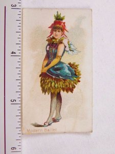 Kimball & Co Cigarette Tobacco Card Dancing Women Modern Ballet F54