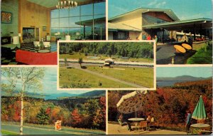 Postcard NY Lake George King George Motel Multiview Dexter Press 1960s V111
