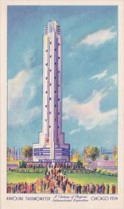 Havoline Thermometer International Expostion Chicago Illinois 1934