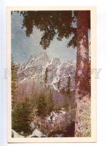 228633 BULGARIA Rila Double Peak Needle Evil Foot old postcard