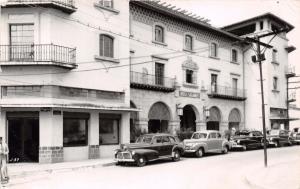 XALAPA VERACRUZ MEXICO HOTEL SALMONES~1940-50s AUTOMOBILES~REAL PHOTO POSTCARD