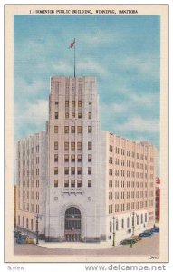 Exterior, Dominion Public Building, Winnipeg, Manitoba, Canada, 30-40s