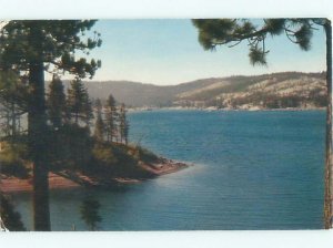 Pre-1980 LAKE SCENE Silver Lake at June by Mammoth Lakes CA AE3463