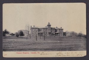Postcard, United States, Chester PA, Chester Hospital