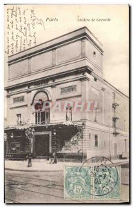 Postcard Old Theater in Paris Frenelle